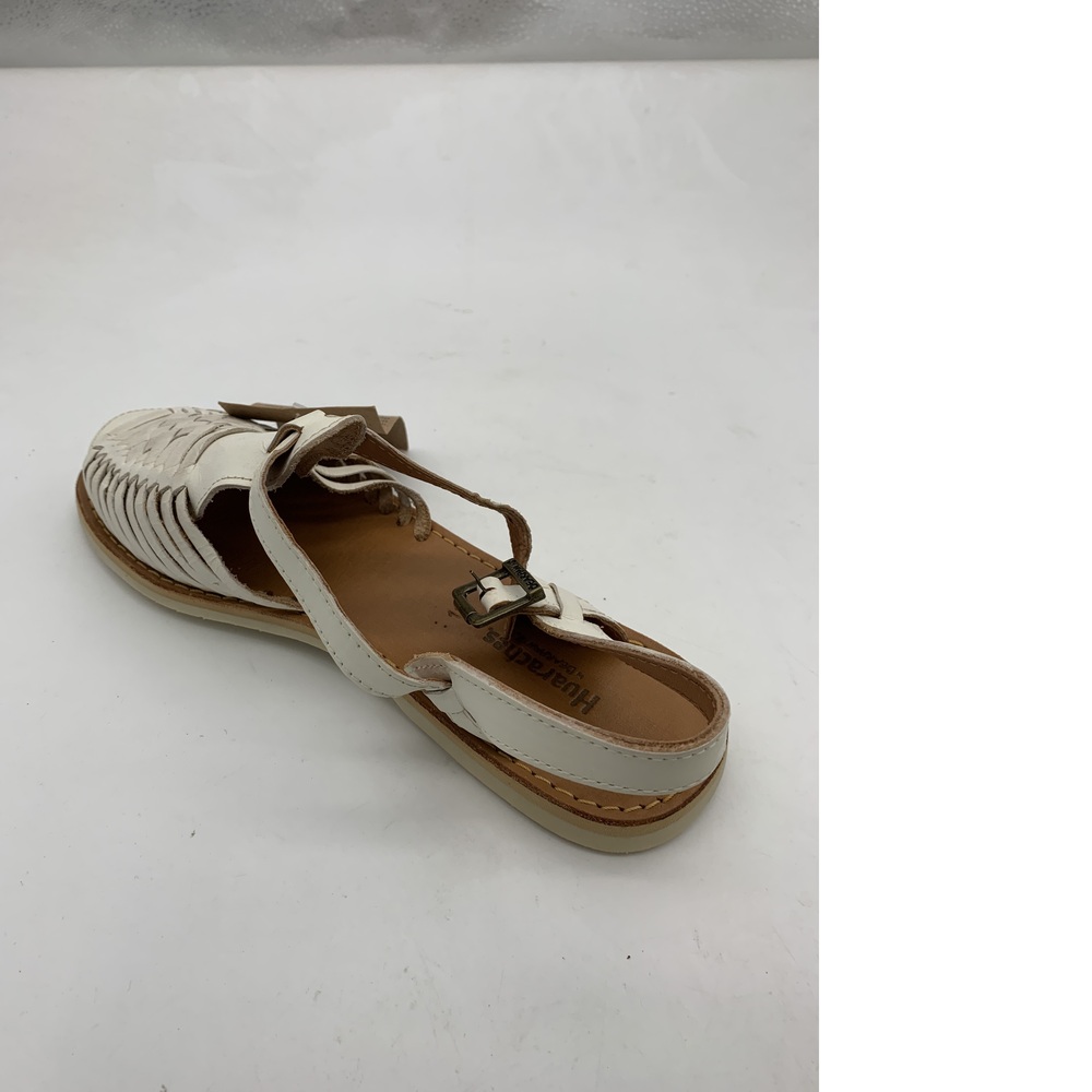 Bearpaw Gloria Leather Huaraches Sandal White - Medium - Picture 3 of 3